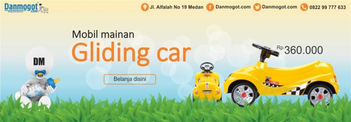 Mobil gliding : membuat anak lebih berimajinasi dalam bermain